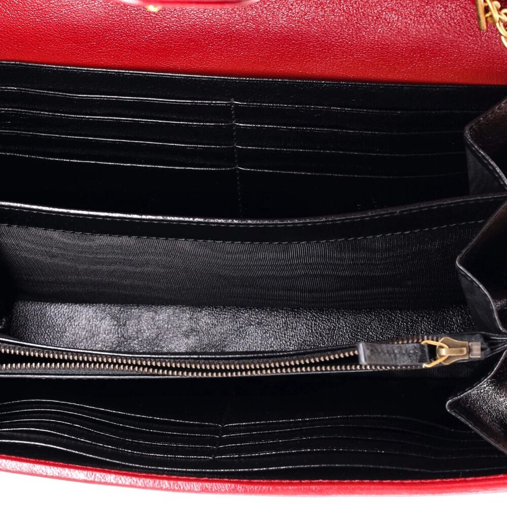 Gucci GG Marmont Chain Wallet Diagonal Quilted Leather Mini reb-758-091725 - Picture 5 of 6